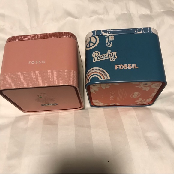 Fossil watch tins only. Set of two - Picture 2 of 3